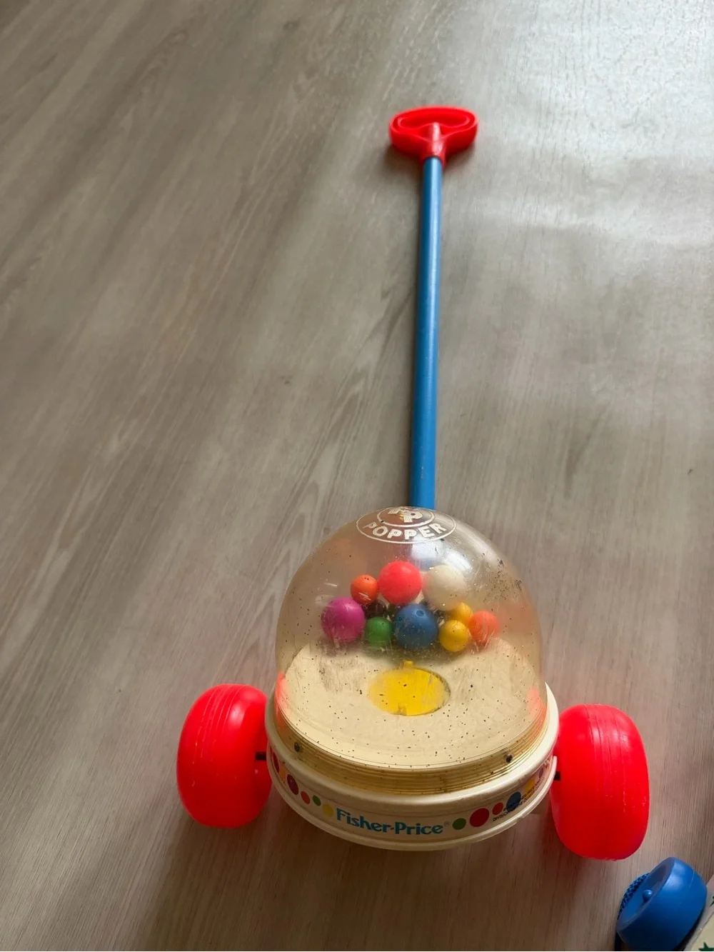 Vintage Retro Push Pull Toys Fisher Price Dog Pune Etc 80s 90s